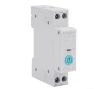 WiFi 1063A para disyuntor inteligente para Tuya 1P Din Rail interruptor remoto con monitoreo de carga en tiempo real y múltiples ajustes de sincronización (50 A)