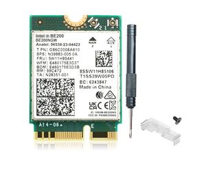 WiFi 7 BE200 BE200NGW M.2 Tarjeta WiFi BT5.4 802.11BE Tri-Band 8774Mbps NGFF WiFi 7 Adaptador de Red inalámbrica portátil para PC Windows 11/10