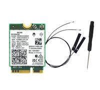WIFI 7 BE200 BE200NGW Tarjeta WiFi+Antena BT 5.4 802.11AX Adaptador de Red InaláMbrico Tribanda M.2 NGFF para Win10/11