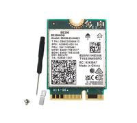 WIFI 7 BE200 BE200NGW Tarjeta WiFi BT 5.4 802.11AX Adaptador de Red InaláMbrico Tribanda M.2 NGFF para Win10/11