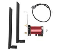WiFi 7 Tarjeta de Red 2 4GHz 5GHz 6GHz Bluetooth 5 4 PCIe X1 WPA4 BE200NGW La Tarjeta de Red es Compatible con Ofdma Mu Mimo Ultra Low Latency WPA3 Bloket de Perfil bajo 10 11