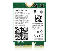 WiFi 7 Tarjeta inalámbrica Intel BE200NGW, Bluetooth 5.4, 5800Mbps M.2/NGFF Soporte de red Windows 10/11 (64bit), Linux. (AMD no es compatible). Ideal para WiFi7/WiFi6E/WiFi6/WiFi5 Routery Wireless AP