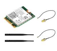 WiFi 7 Wireless BE200 Nic Card NGFF (M.2 E Key) Network Adapter, Support 2.4G/5G/6GHz Tri-Band,Bluetooth 5.4, IEEE 802.11a/b/g/n/AC/be/AX Standard,Support Linux, Windows 10/11