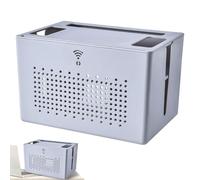 Wifi Box Hider - de almacenamiento para enrutador transpirable, disipa el calor, organizador de cables para TV, ordenadores, regletas, medios