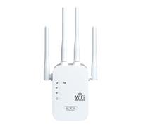 WiFi Extender Signal Booster, Internet Extender WiFi Booster - 1200Mbps Extensor WiFi más Fuerte - Enrutador de Red de Doble Banda de Alta Velocidad de 4 Puertos 5GHz/2.4GHz, Cobertura más Amplia Que