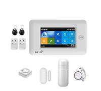 WiFi+gsm GPRS Sistema Inalámbrico De Alarma Antirrobo Seguridad For El Hogar App Control Remoto Anfitrión MonitorizacióN Remota(J)