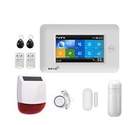 WiFi+gsm GPRS Sistema Inalámbrico De Alarma Antirrobo Seguridad For El Hogar App Control Remoto Anfitrión MonitorizacióN Remota(P)