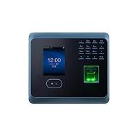 WiFi Hace Frente a la máquina Inteligente biométrica de la atención de la Huella Dactilar for el Uso de la Oficina(Color:Blue)
