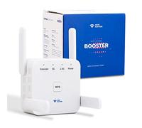 Wifi Nation® Extensor de rango WiFi de 1200 Mbps, 2.4 GHz y 5 GHz, doble señal WiFi, amplificador de Internet con puerto Ethernet RJ45 y compatible con modo AP/router/repetidor