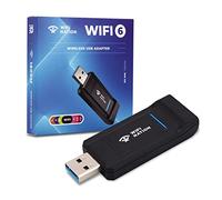 WiFi Nation WiFi 6 AX1800 2T2R, chipset USB 3.0: RTL8832AU, adaptador de dongle WiFi | adaptador de tarjeta de red inalámbrica Gigabit 802.11ax | 5GHz/2.4GHz | Seguridad de red WPA3 | Windows 7/10/11
