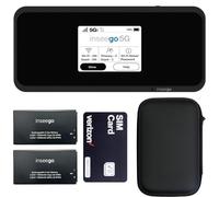 WiFi portátil móvil 5G | Verizon Wireless Jetpack Inseego MiFi M2100 | LTE Cat22 velocidad de hasta 2,7 Gbps | Uso hasta 16 horas | Punto de acceso móvil para viajes | El paquete EVDO-LINK incluye