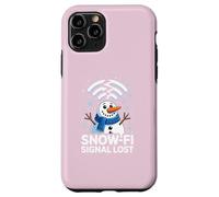 WiFi Snow-Fi Signal Lost Funny Winter Pun Apparel Snowman Carcasa para iPhone 11 Pro