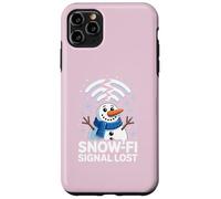 WiFi Snow-Fi Signal Lost Funny Winter Pun Apparel Snowman Carcasa para iPhone 11 Pro MAX