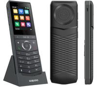 Wifi - Teléfono IP inalámbrico para Fritzbox & Telekom, GEQUDIO GW-30 | Batería de 3000 mAh · 10 h de tiempo de conversación · 200 h en espera · Doble banda y roaming · Estándar SIP · Bluetooth