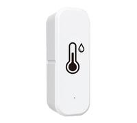 WiFi Temperature, Humidity Sensor, Adorable Wireless Smart Hygrometer Monitor, Remote Temperature Control for Home Environment Monitoring, Data Export, 2.76x0.98x0.79 inches