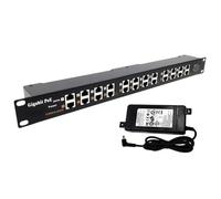 WiFi-Texas WS-GPOE-12-48v120w, inyector Gigabit PoE de 12 Puertos para Dispositivos 802.3af o 802.3at pasivos -48v120w Fuente de alimentación incluida