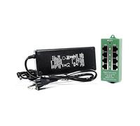 WiFi-Texas WT-GAT-4-56v60w, 4 Puertos Gigabit 802.3at / PoE + inyector de negociación automático con Fuente de alimentación de 56 voltios 60 vatios