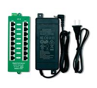 WiFi-Texas WT-GAT-8-56v120w, 8 Puertos Gigabit PoE + inyector de negociación automático - con Fuente de alimentación 56v120w