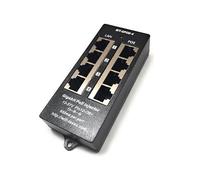 WiFi-Texas WT-GPOE-4 Inyector PoE Gigabit - Inyector Gigabit PoE de 4 Puertos para Dispositivos 802.3af o pasivos 802.3at - Fuente de alimentación sin incluida
