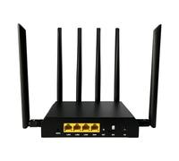 Wiflyer AX1800 4G LTE Router WiFi 6 Cat6, router inalámbrico Gigabit de doble banda, módem router desbloqueado 4G LTE con ranura para tarjeta SIM (Z6001AX-T-EM06)
