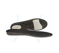 Wiftms 1 par de plantillas de espuma viscoelástica para mujer, interior elevado, talón invisible, almohadilla suave para el talón, luz transpirable (2,3 cm, negro)