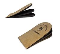 Wiftms 1 par de plantillas unisex eva para hombre y mujer, transpirables, altura ajustable, media plantilla interior elevada, talón invisible, reposapiés, almohadilla suave para el talón de 1,5 cm (EU