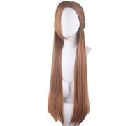 Wig Anime Cosplay Anime Mi próxima vida como villano: ¡Todos los caminos conducen a la caída! Catarina Claes Katarina Claes Cosplay pelucas marrón Halloween disfraz fiesta pelucas + gorra [color: