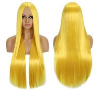 Wig anime cosplay wig with bangs 80cm long straight hair costume daily cos headgear fake hair color:K050-2