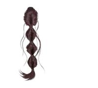 Wig Braids Women, Natural Fluffy Bubble, Summer Ins Style Claw Clip, Synthetic Hair Ponytail(Color 25)