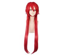 Wig for Anime Black Butler Grell Sutcliff Red Long Wig Cosplay Costume Heat Resistant Synthetic Hair Men Women Cosplay Wigs