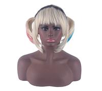 Wig for Anime Wigs Cosplay Christmas Birds Of Prey And Gradient Short Ponytail Cos Anime Wig Color: Pl-260 (Black)