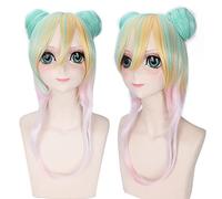 Wig for Anime Wigs Cosplay Christmas Cos Wig Lolita Wig Universal Long Curly Straight Short Hair Multi Color:Pl-127