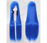 Wig for Anime Wigs Cosplay Christmas Cosplay Wig Universal 100Cm Color Long Straight Hair Cos Animation High Temperature Wire 099 Color:Rose Net 036 [1 Meter]