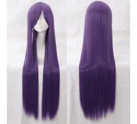 Wig for Anime Wigs Cosplay Christmas Cosplay Wig Universal 100Cm Color Long Straight Hair Cos Anime High Temperature Wire 099 Color:Rose Net 055 [1 Meter]