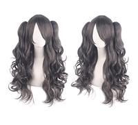 Wig for Carnival Nightlife CluI Party Dress Up Wig Cosplay Anime Wig Lolita Cute Lolita Loli Double Ponytail Mouth Clip Long Curly Hair Fake Hair Color:H088-3