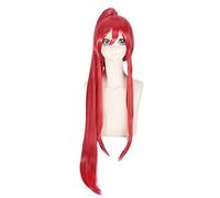 Wig for Carnival Nightlife CluI Party Dress Up Wig Cosplay Elisa Blood Red Split High Temperature Silk Cos Wig 701