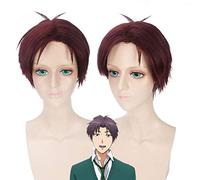 Wig for Carnival Nightlife CluI Party Dress Up Wig Cosplay Wig Monthly Girl Nozaki Jun Wakamatsu Hiroshima Brown Red Anime Wig 378