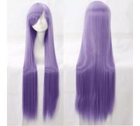 Wig for Carnival Nightlife CluI Party Dress Up Wig Cosplay Wig Universal 100Cm Color Long Straight Hair Cos Animation High Temperature Wire 099 Color:Rose Net 063 [1 Meter]