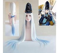 Wig for Carnival Nightlife CluI Party Dress Up Wig Onmyoji Mobile Games Abe Seimei Cosplay Wig Zhongfen Seimei Abba Cos