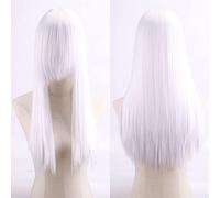 Wig for cosplay anime wig high temperature silk rose net colorful 60CM thickening long straight hair color:ZF60-7 thickening