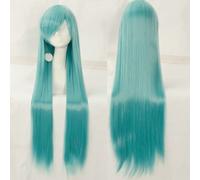 Wig for cosplay wig universal 100CM color long straight hair cos animation high temperature wire 099 color:rose net 069 [1 meter]