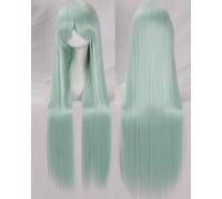 Wig for cosplay wig universal 100CM color long straight hair cos animation high temperature wire 099 color:rose net 024 [1 meter]
