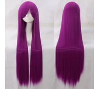 Wig for cosplay wig universal 100CM color long straight hair cos animation high temperature wire 099 color:rose net 061 [1 meter]