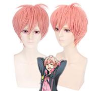 Wig for Halloween Fashion Christmas Party Dress Up Wig ツキウタ. Moon Song. February Kisaragi Love Cosplay Wig 669