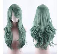 Wig for Halloween Fashion Christmas Party Dress Up Wig Cos Anime Wig Universal Multicolor 70Cm Long Curly Hair Micro Curly Hair Cosplay Color:Jf70-03