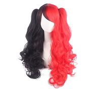 Wig for Halloween Fashion Christmas Party Dress Up Wig Cosplay Anime Wig Lolita Cute Lolita Loli Double Ponytail Mouth Clip Long Curly Hair Fake Hair Color:Yn333