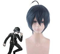 Wig for Halloween Fashion Christmas Party Dress Up Wig Cosplay Wig · Bullets On Breaking V3 The Original Final One Black And Blue Mixed Color Short Hair