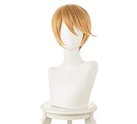 Wig for Kaguya-Sama: Love Is War Shirogane Miyuki Yellow Short Wig Cosplay Costume Heat Resistant Synthetic Hair Men Party Wigs