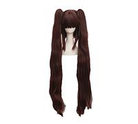 Wig For Nekopara Chocolat Vanilla Women Long Ponytails Wig Cosplay Costume Heat Resistant Synthetic Hair Carnival Party Wigs+ Wig Cap OneSize A
