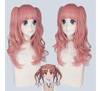 Wig for Perfect for everyday parties A Scientific Super-Electromagnetic Gun Shirai Kuroko Mixed Pink Split Cosplay Wig